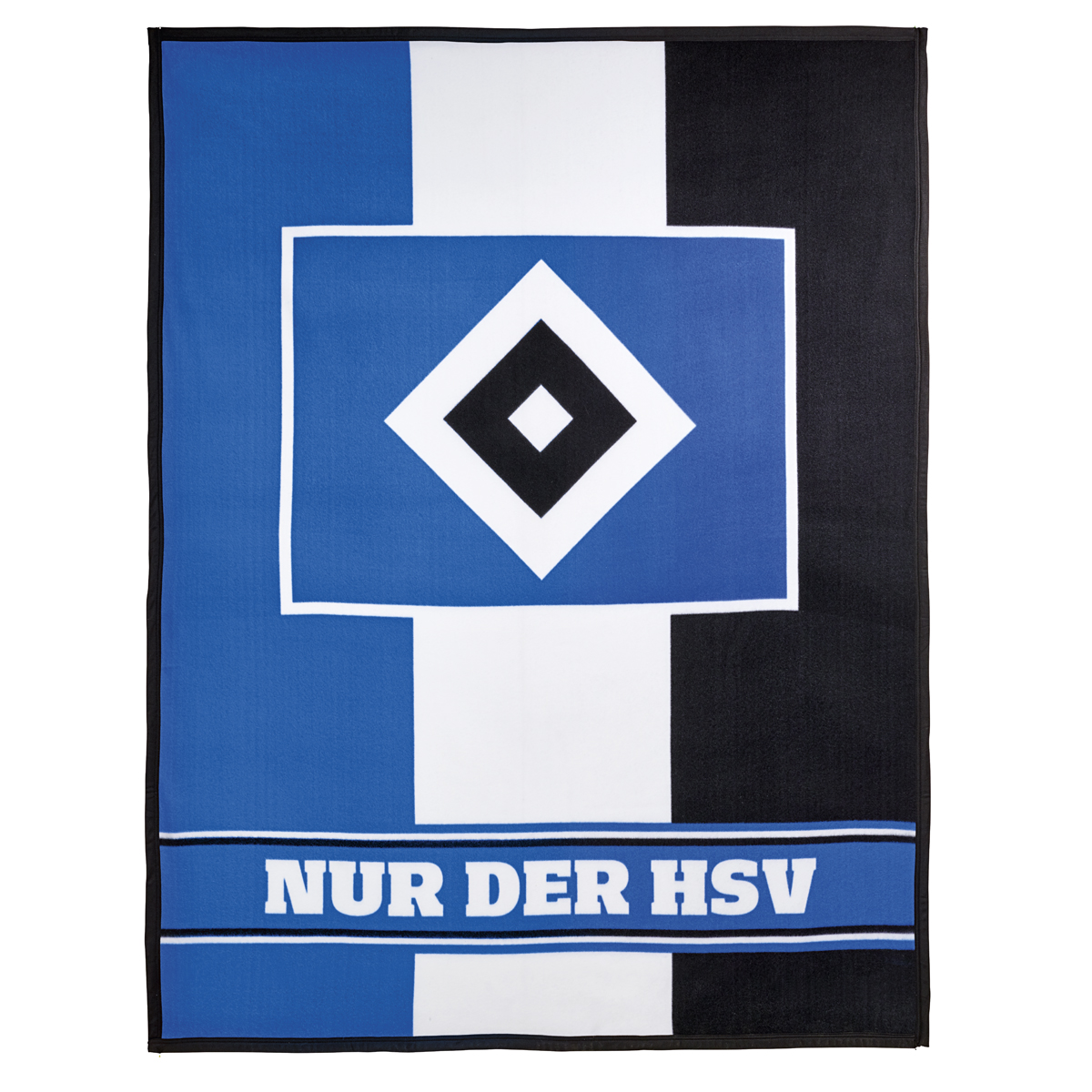 Produktbild von HSV Hamburger SV Bettwäsche ** Blockstreifen, 135 X 200 Cm, 100% Baumwolle, Reißverschluss