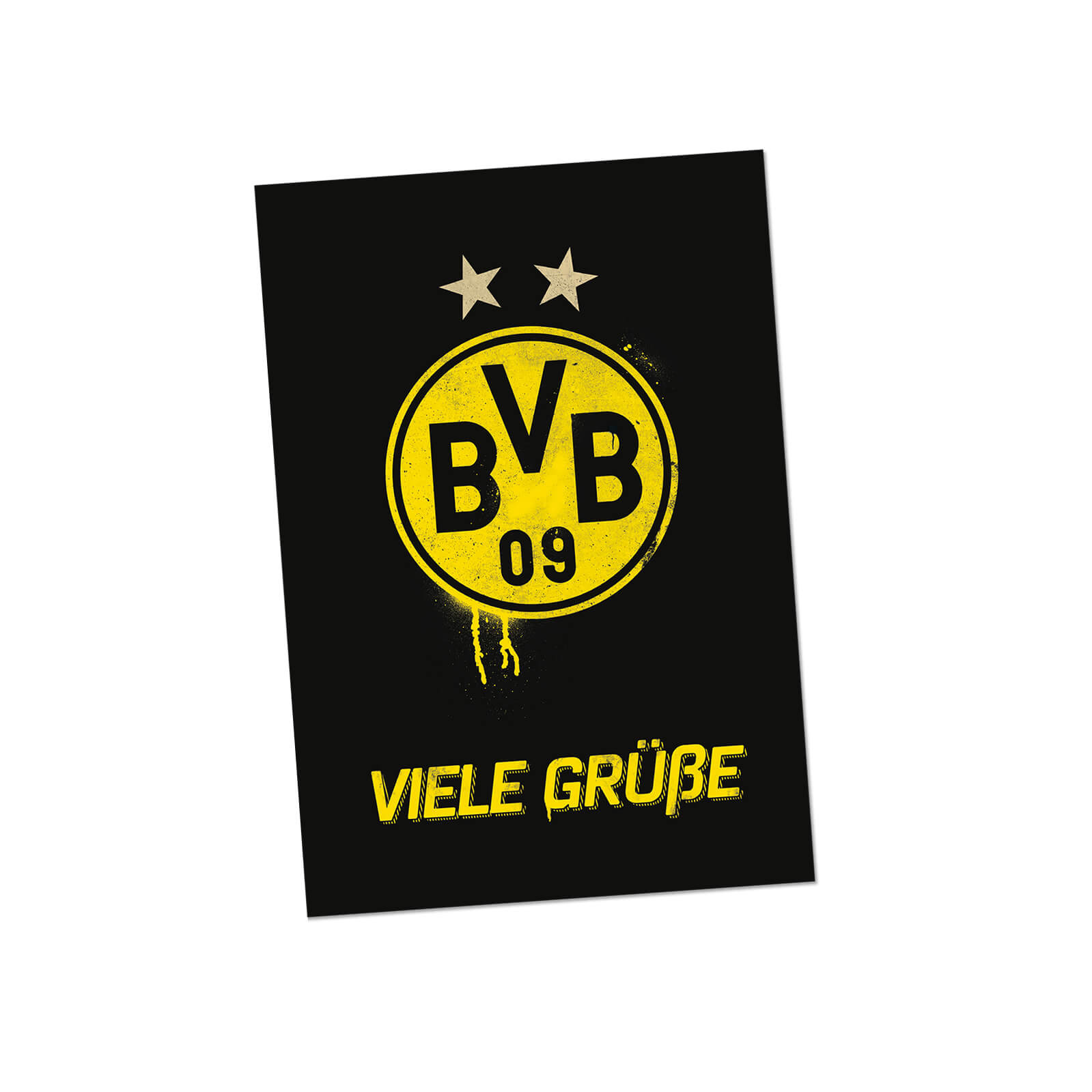 Aufkleber-Postkarte   Borussia Dortmund   Fussball  Fanartikel 