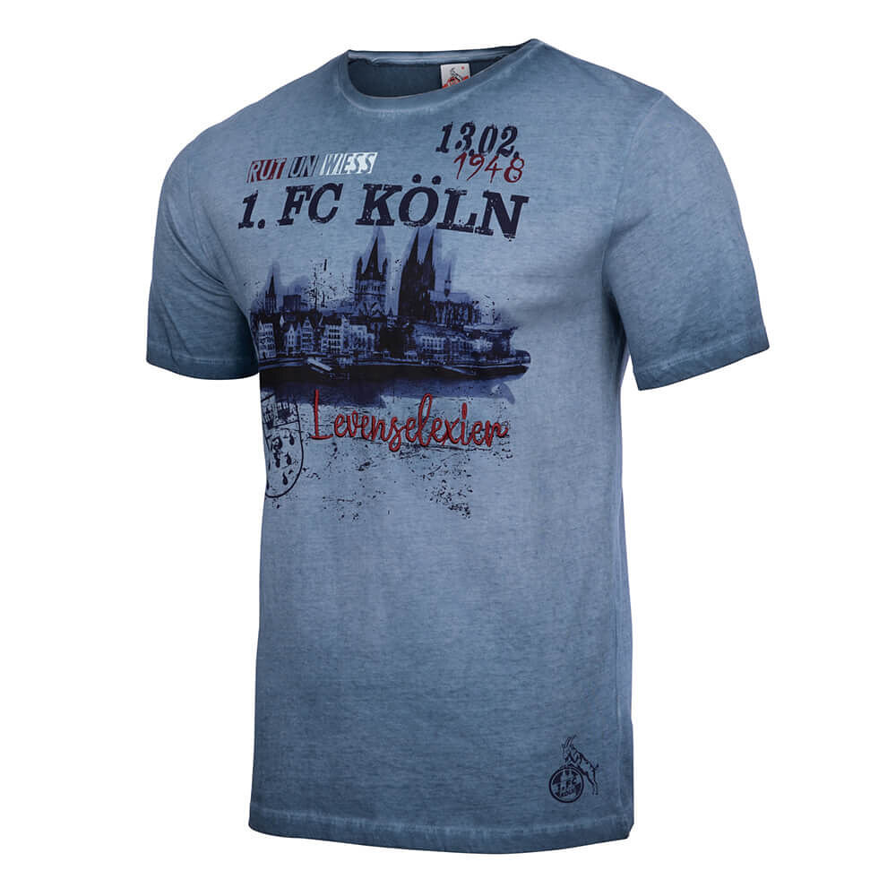 1 M-5XL FC Köln Herren T Shirt „Hyazinthenweg” Gr 